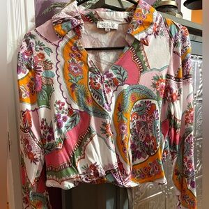 Rachel Zoe  Floral Blouse